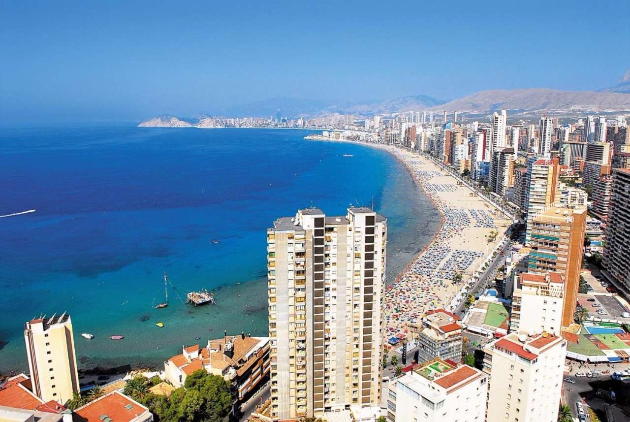 Sea View Penthouse! Apartment Benidorm Bagian luar foto